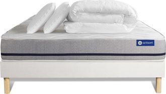 Actisom Pack Colch&oacute;n Blanco L&aacute;tex Y Espuma Viscoel&aacute;stica 200 X 200