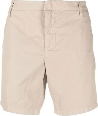 Dondup Summer Shorts Upgrade - Heren - Korte Broeken - Beige - W38 - Katoen - Korte Broeken