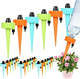 OEM Kit De Riego Por Goteo De 50 Piezas, Sistema De Riego Autom&aacute;tico, Caudal Ajustable Para Jardines Y Plantas En Maceta