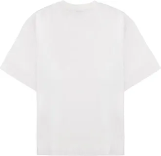 Off-white Logo-Embroidered Cotton T-Shirt - White
