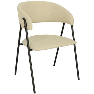 OEM Silla Tapizada Larisa, Beige, Minimalismo