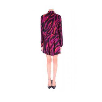 Pinko Pinko, Kleedjes, Dames, Veelkleurig, M, Zebra Print Minidress