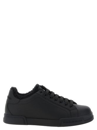 Dolce & Gabbana Black Portofino Light Sneakers