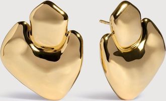Monica Vinader Gold Odyssey Bold Stud Earrings