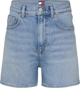 Tommy Jeans Dames Shorts Collectie - Dames - Denim shorts - Blauw - W27 - Katoen - Korte Broeken