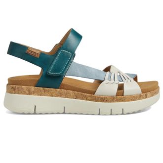 Pikolinos Palma W4N-0968 Leather Womens Slingbacks Sandals - River - Size:UK 6-6.5