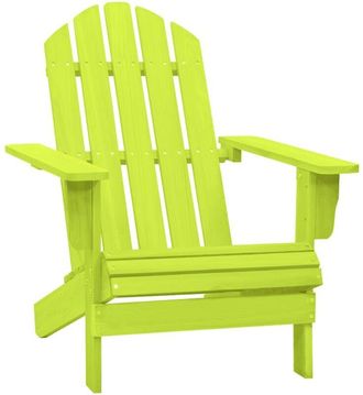vidaXL Vidaxl - Silla De Jard&iacute;n Adirondack Madera Maciza De Abeto Verde