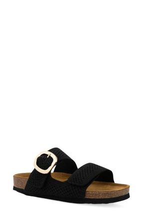 Naot Miami Slide Sandal in Black Knit at Nordstrom, Size 10Us