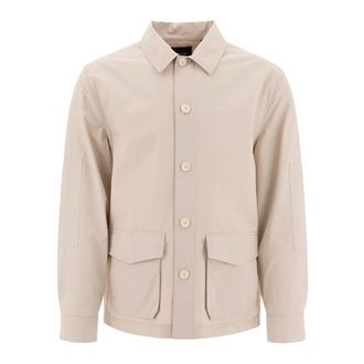 Vince Heren, Jassen, Beige, Maat: L Katoen