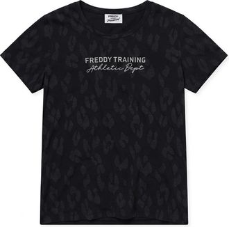 Freddy T-shirt Donna Regular Stampa Leopardata