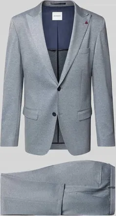 Roy Robson Extra Slim Fit Anzug in unifarbenem Design in Hellblau, Gr&ouml;&szlig;e 102