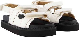 Isabel Marant Womens Lambskin Leather Madee Gb Sandal (Authentic Pre-Loved)