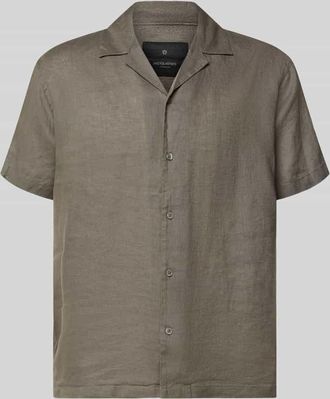 Premium by Jack & Jones Regular Fit Leinenhemd Modell LAWRENCE in Oliv, Gr&ouml;&szlig;e XXL