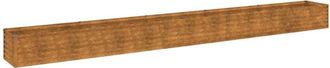 vidaXL Jardinera acero corten 482x50x36 cm Vidaxl