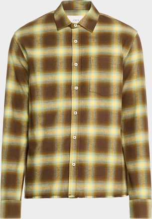 Joe's Mens Keanu Plaid Button-Down Shirt