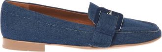 Baldinini Denim Loafer - Dames - Loafers - Blauw - 41 EU - Denim - Schoenen