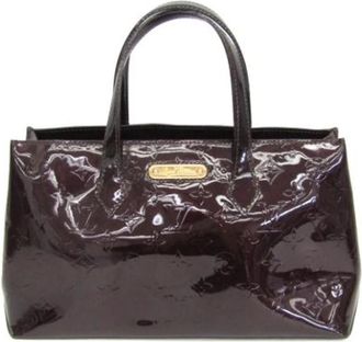 Louis Vuitton Pre-owned Wilshire PM M93641 - Dames - Vintage Handtas - Paars - ONE Size - Leer - Vintage
