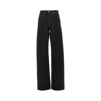 Saint Laurent V-cut high-rise waist jeans Woman 27