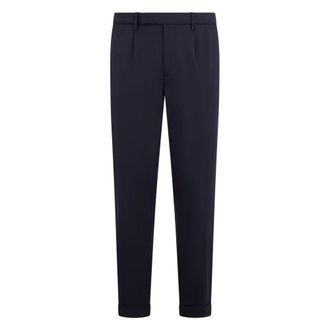Moorer Hombre, Pantalones, Azul, Talla: M