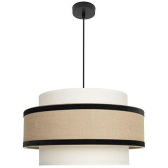 Fabrilamp Colgante Cornalina 1x27 Beis/negro Regx50d