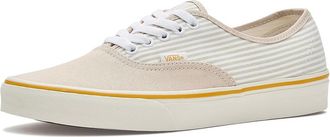 Vans Authentictm Skate Shoes Stripes Space Yellow : Mens 10.5 - Womens 12 Medium, Canvas/Leather