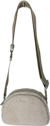 HUGO BOSS Bel 2.0 Crossbodytas - Dames - Schoudertassen - Wit - ONE Size - Leer - Tassen