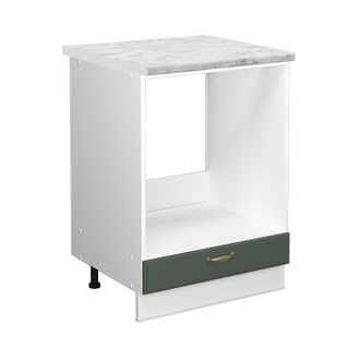 Vicco Armario Para Horno Empotrado Fame-line, Verde Dorado Casa De Campo, 60 Cm, Et M&aacute;rmol Vicco