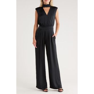 Ramy Brook Fate Sleeveless Wide Leg Jumpsuit in Black at Nordstrom Rack, Size 0