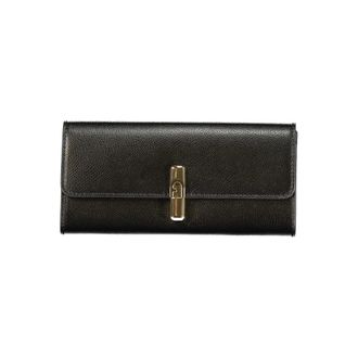 Furla Accessoires, Dames, Zwart, ONE Size, Leer, Iride Continental Wallet XL