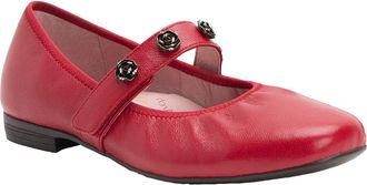 Alegria By Pg Lite Audree Mary Jane Flat in Crimson at Nordstrom, Size 39.5
