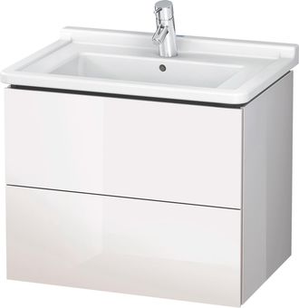 Duravit Duravit L-cube Mueble Bajo Lavabo Suspendido, 2 Cajones