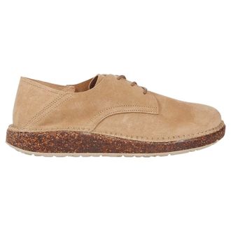 Birkenstock Gary Suede Unisex Lace Up Shoes - Ginger - Size:UK 10.5