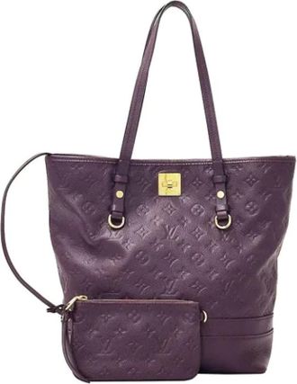 Louis Vuitton Pre-owned Tote Bags, female, Purple, Size: ONE SIZE Pre-owned Fabric louis-vuitton-bags