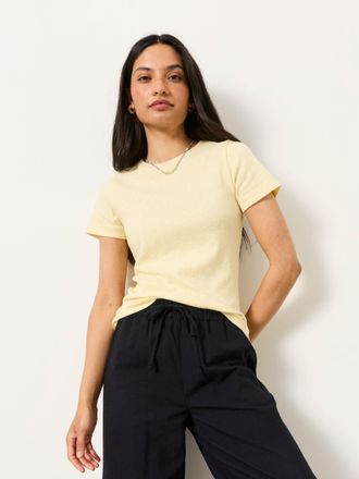 Fat Face FatFace Short Sleeve T-Shirt in Yellow