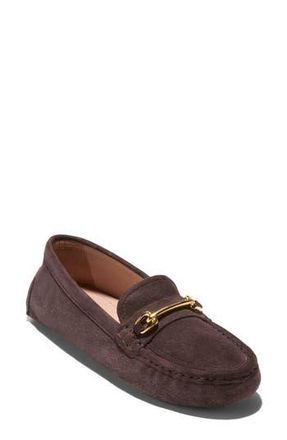 Cole Haan Emeryn Horsebit Driver Loafer in Dark Chocolate Suede at Nordstrom Rack, Size 8.5