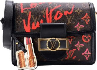 Louis Vuitton Black Coated/Waterproof Canvas Dauphine Limited Edition Fall (Authentic Pre-Loved)
