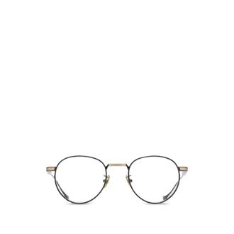 Cutler and Gross Glasses, unisex, Black, Size: 48 MM Lennox Round-frame Glasses