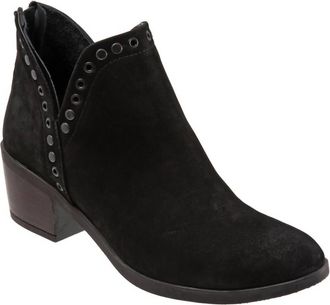Bueno Womens Cora Nubuck Boot In Black