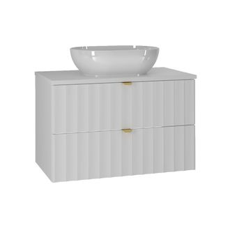 Petits Meubles Mueble lavabo estratificado Blanco