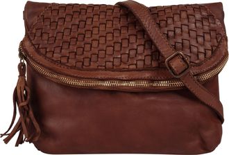Samantha Look Umh&auml;ngetasche SAMANTHA LOOK, Damen, Gr. B/H/T: 32cm x 25cm x 4cm onesize, braun (cognac), Leder, Taschen Umh&auml;ngetasche, echt Leder, Made in Italy