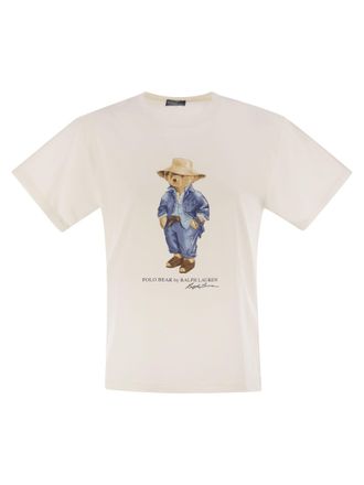 Polo Ralph Lauren Polo Bear T -Shirt im Baumwolltrikot