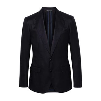 Dolce & Gabbana Formal Blazers, male, Blue, Size: XL Taormina Jacket