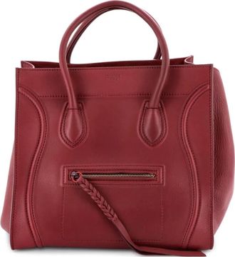 Celine Phantom Bag Grainy Leather Medium tote bag - Rood