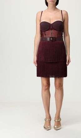 Elisabetta Franchi Abito Elisabetta Franchi in crêpe con frange