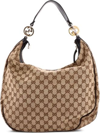 Gucci Twins GG Canvas Medium hobo bag - Brown