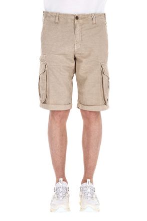 Myths Zeus Cotton-Lino Cargo Shorts