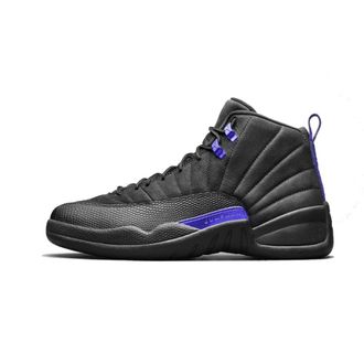Nike Jordan 12 Retro Dark Concord - unisex - Sport - Zwart - Maat: 45 EU Leer