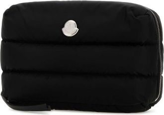 Moncler Womens Black Fabric Beauty Case 999 Accessory
