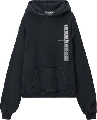 Alexander Wang Graphic-print Pouch-pocket Hoodie