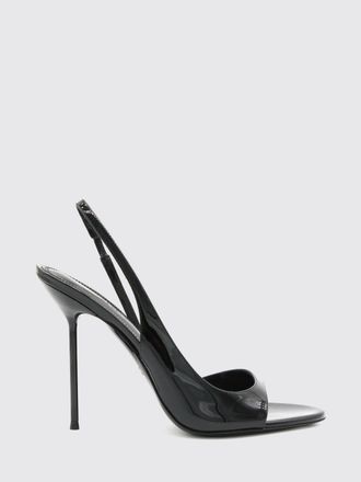 PARIS TEXAS Sandali slingback Lidia in pelle verniciata con tacco alto a spillo